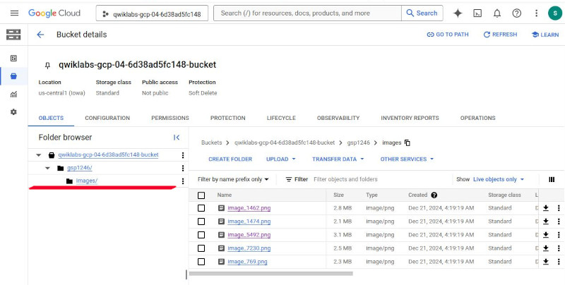 images in bucket