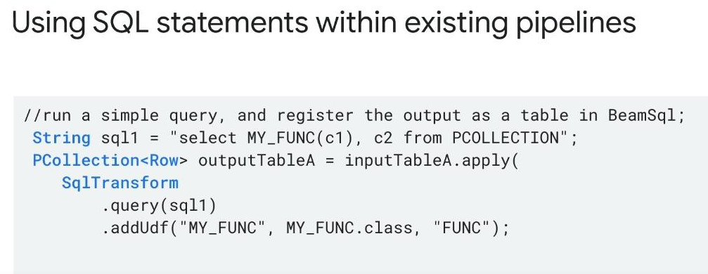 SQL-in-pipelines