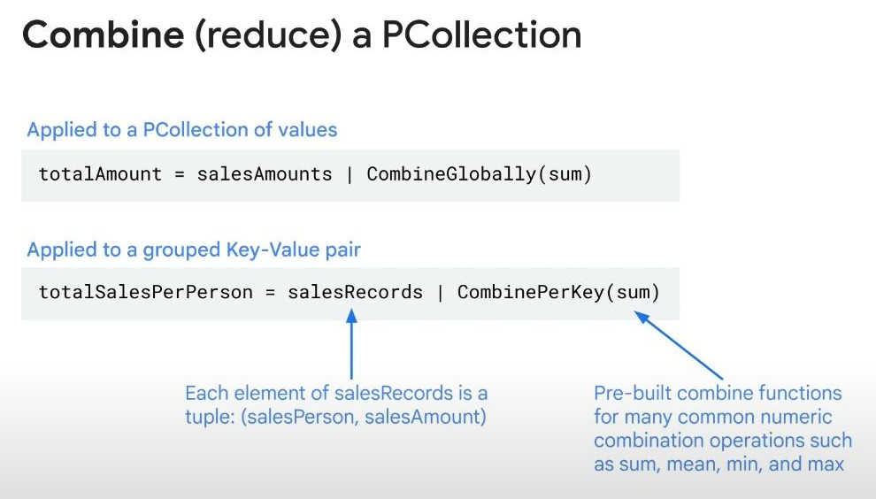 Combine-to-reduce