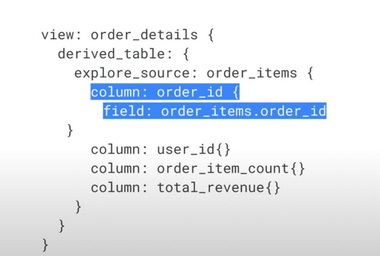 a-LookML-code